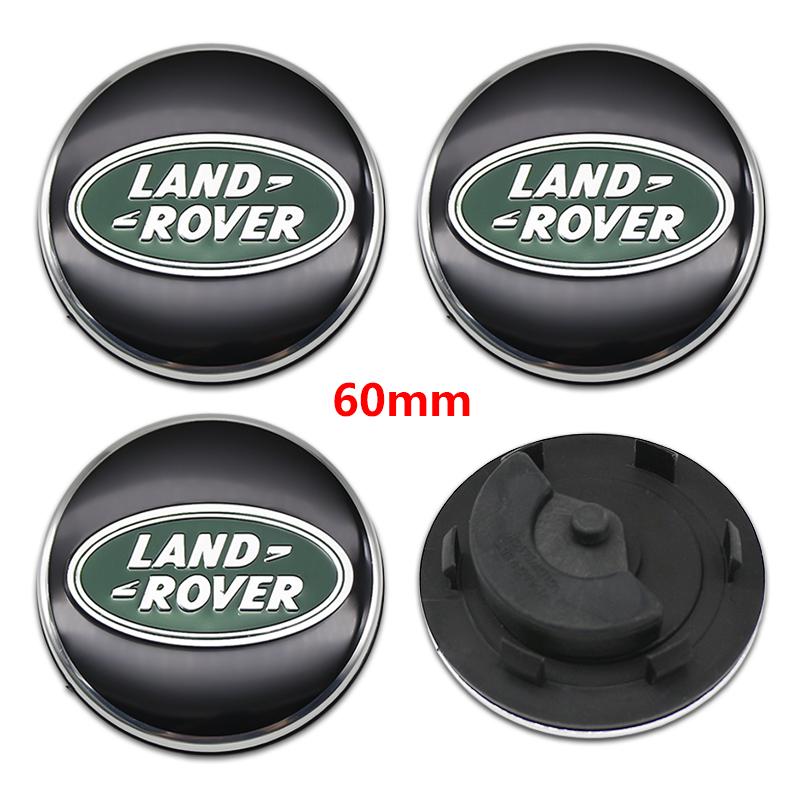 4 Pezzi 60mm Tappi Centrali Ruota Galleggiante Coprimozzo Per Land Rover Range Rover Discovery Evoque Sport Defender Velar Premium Pro XSS1