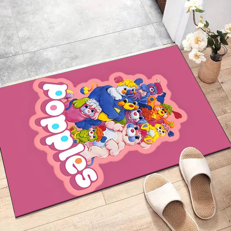 Popples Polyester Carpet, Soft Indoor Mat for Office Chair, Living Room, Computer Desk - Decorative Home Office Rug Design