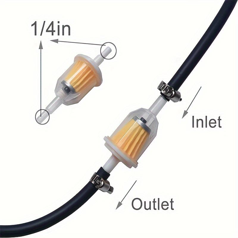 10/20pcs Big Fuel Filter for Motorcycles ATVs Small Engines Durable Plastic Shell Dense Pleated Paper Fuel Filters5