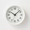 MUJI Analog Clock, Small (with Stand), White, MJ-ACSW2, 44275702, Dimensions: 124mm (W) X 54mm (D) X 130mm (H) (with Stand)