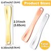 3pcs Metal Facial Spatula, Mini Facial Massage Sticks for Women, Reusable Cosmetic Spoons Skincare Applicators for Eye Cream Lotion Moisturizers-