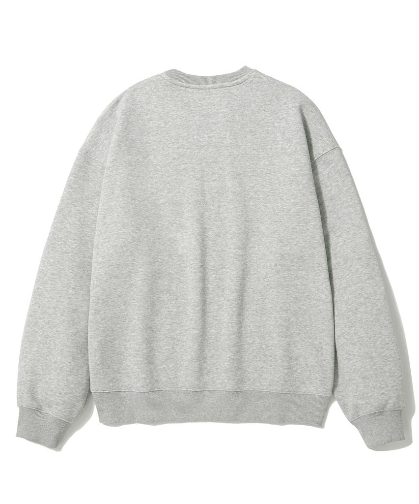 KULTE College Floppy Crewneck_M.Grey