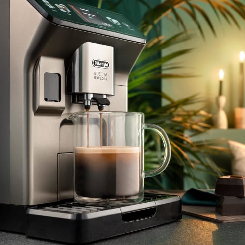 DeLonghi double wall glass coffee pot