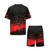 Men's Halloween Pajama Set with Fun Print, Relaxed Fit Sleepwear for Holiday