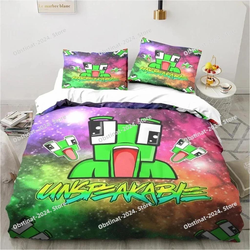 Cartoon Funny Play Unspeak.able Bedding Set Printed single Comforter Quilt Duvet Cover Pillow Case 3 Pieces Sets Kids Adult Size