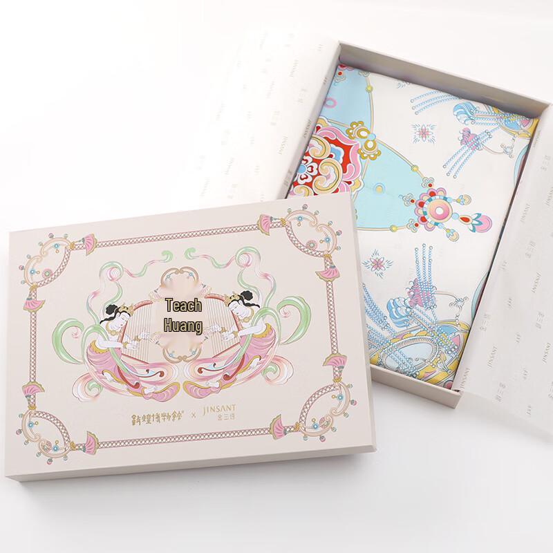 Jinsanta X Dunhuang Museum Mulberry Silk Scarf