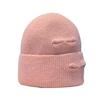 Korean version of fashion hole knitted wool hat men and women autumn and winter outdoor warm bag head cold hat lazy knitted hat