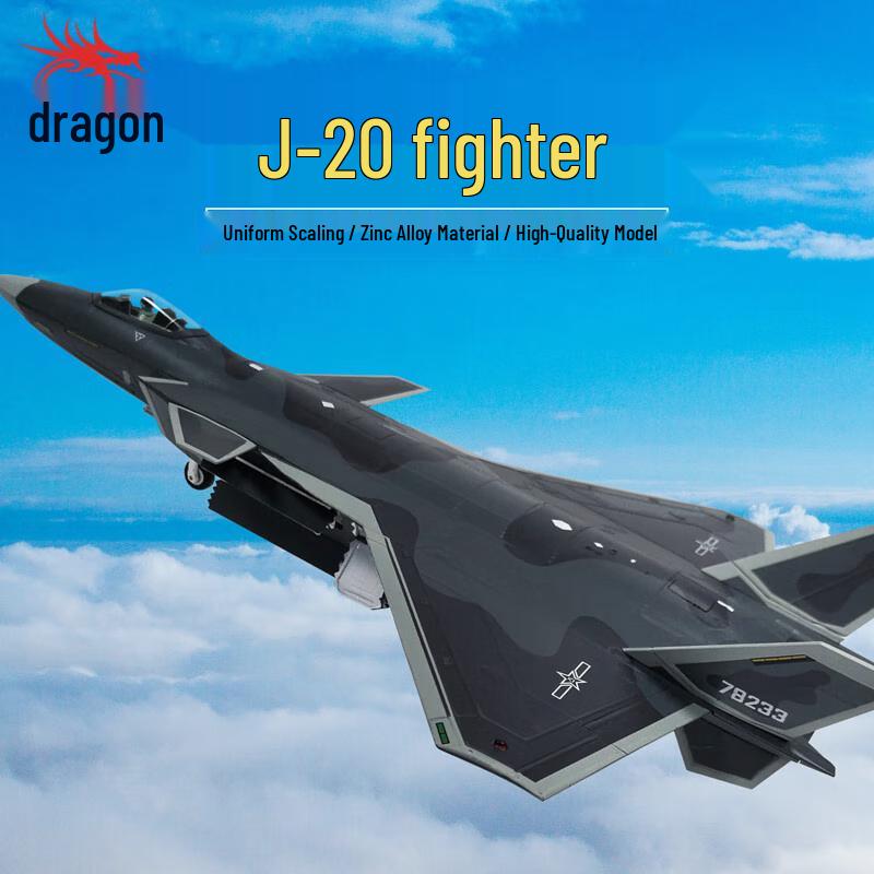J-20 Fighter Jet Scale Model