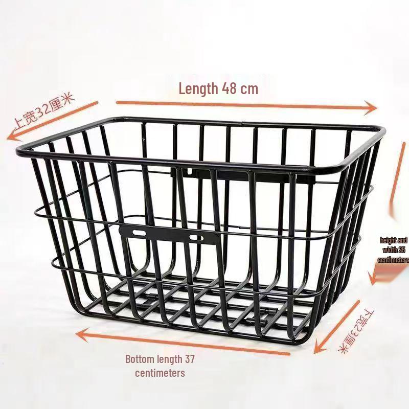 Waterproof Electric Vehicle Rear Basket with Lid for Scooter/Bike