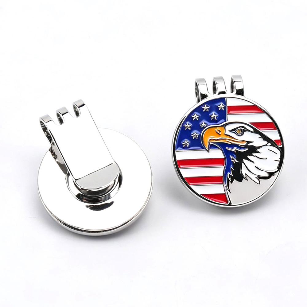 Funny Golf Ball Marker with Magnetic Hat Clip for Men Women, Golf Accessories Gifts for Golfer, Removable Golf Hat Clip Markers