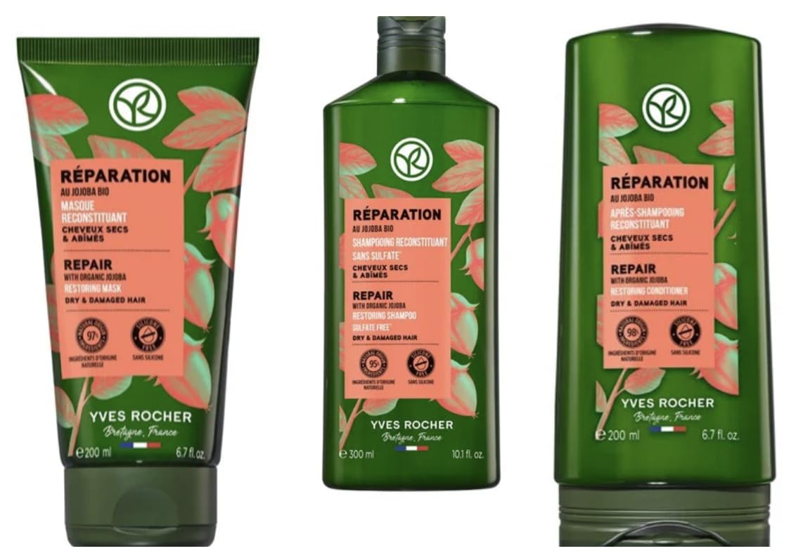 

YvesRocher Healthy Scalp Шампунь-кондиционер-маска для волос 1 шт.