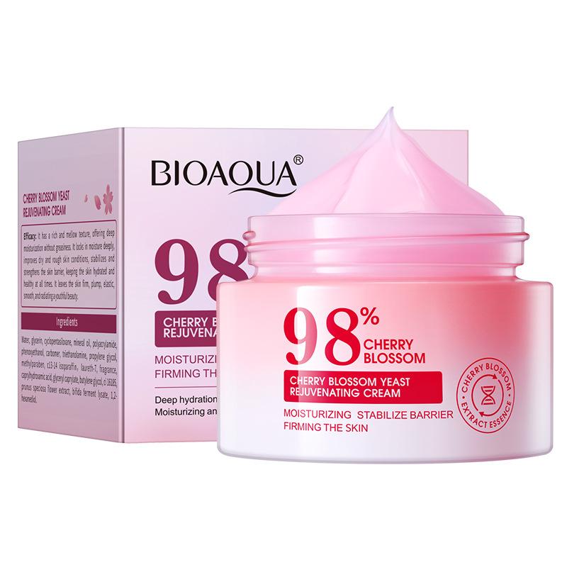 BIOAQUA Sakura Face Cream Moisturizing Whitening Anti-Aging Anti Wrinkles Hydrating Facial Cream Face Skin Care Products