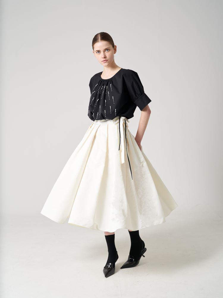 Seutyudiopolaenkeompeoni Re-Nylon Full Skirt