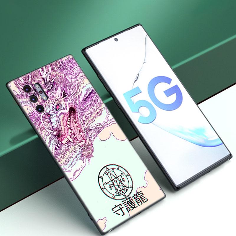 

Чехол для телефона Japanese Wave Anime Dragon для Samsung Note 10 Lite 20 Ultra M04 M13 M32 4G M14 M42 M54 M55 5G M11 M12 M21 M31 M51 Samsung M31