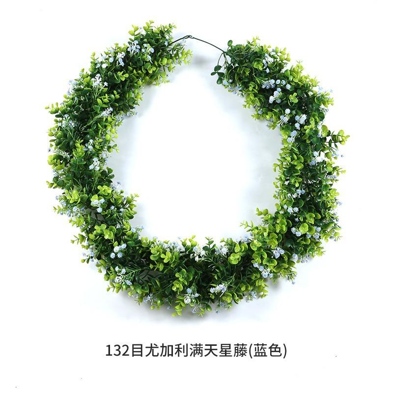 Hotel Wedding Photo Simulation Wreath Storefront Decoration Simulation Plant Door Decoration Pendant Green Plants