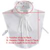 Korean Stand Bowknots Shirt Fake Collar Ruffle Edge Strap High Collar Autumn Sweater Blouse Tops Derachable Tie Collars