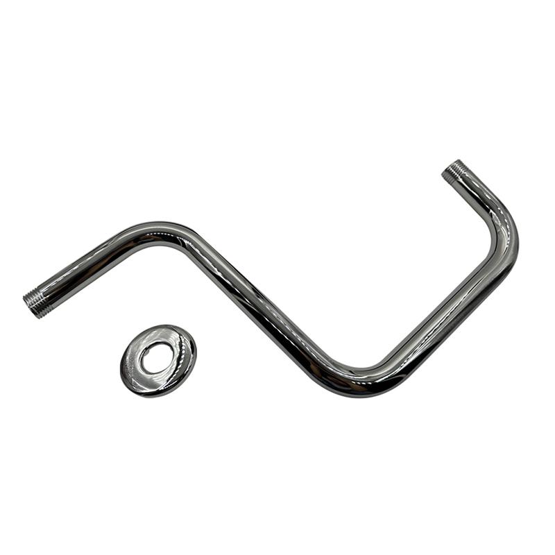 Shower Head Extension Arm 13inch Rise Gooseneck Risers Installs Shower Arm