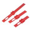 3Pcs Metal Slide Ruler Inch Metric Stop Marking T Type CNC Scribing Measuring Aluminum Woodworking R
