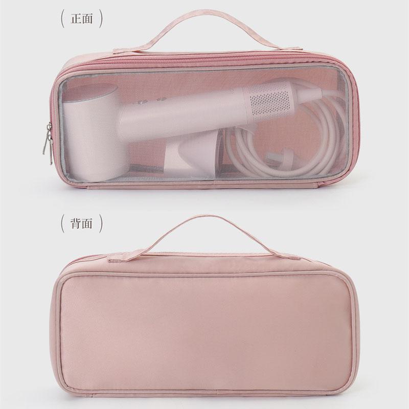 BEPAN Bolsa de Viagem para Secador de Cabelo Grande Capacidade Estojo para Modelador de Cachos Ferro Alisador Fechamento com Zíper Organizador de Ferramentas de Cabeleireiro