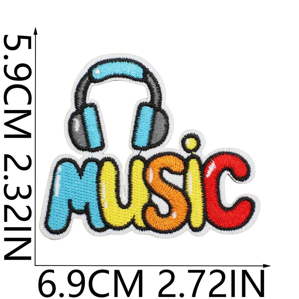 Taylor Cd Embroidery Cloth Sticker Singer Patch Sticker Music Butterfly Disc Computer Embroidery Chapter Bag Decoration Skirt Embroidery Label