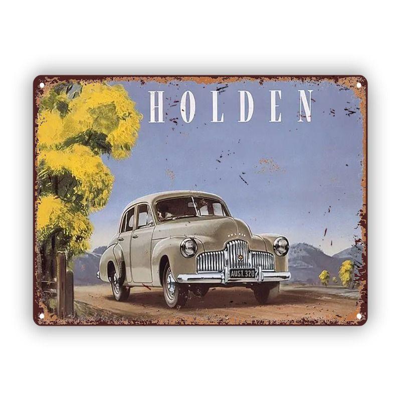 Vintage Metal Tin Sign Garage Decor Wall Art Poster