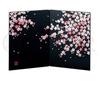 Yakushigama Festival Hina Doll Makie Folding Screen Doll's (Cherry Blossoms, Large)
