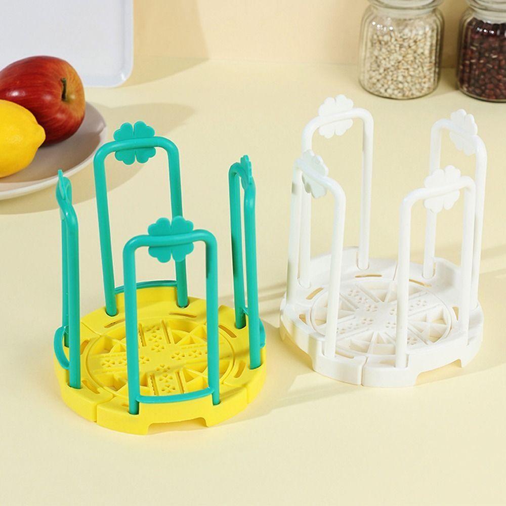 Drain Bowl Holder Retractable Water Cup Durable Cabinet Dishes Storage Rack  Kitchen Organizer