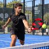 Lot de 2 Raquettes de Padel Adulte 45 cm – 350 g, Épaisseur 38 mm, Équilibre Neutre, Mousse EVA et 3 Couches Fibre de Verre