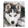 Süßer Sibirischer Husky Duschvorhang Weihnachtlicher Duschvorhang Set Husky Hund Welpe Badezimmervorhang Haustier Hunde Weihnachten Heimdekoration