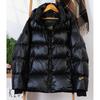Women Autumn Winter Loose Warm Hooded Casual Jacket Solid Short Outwear