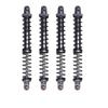 4Pcs 1Celsius10 Model Car Dual Spring Shock Damper Alloy 1Celsius10 RC Dampers with 8 Spare Springs 120mm
