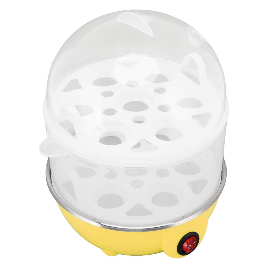 Home Egg Cooker 350W 2 Layers 14Pcs Eggs A Time Auto Power Off Safe Durable PP Egg Boiler With Measuring Cup for Home