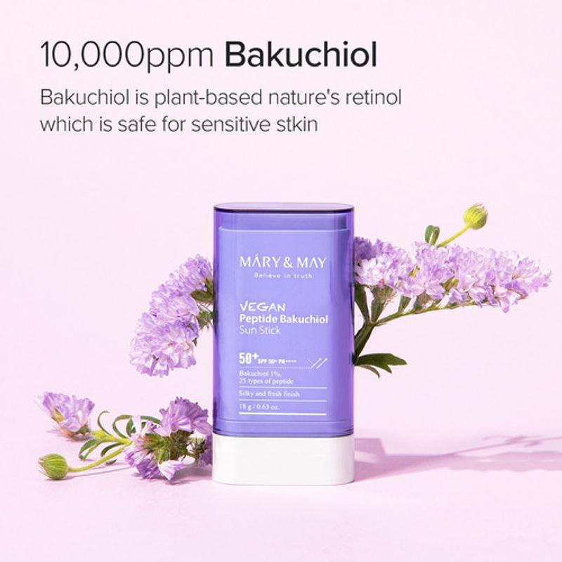 [Mary&May] Vegan Peptide Bakuchiol Sun Stick SPF50+ PA++++