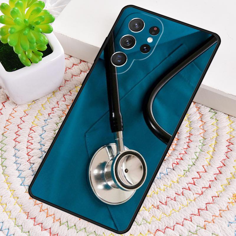Cute Cartoon Medicine Nurse Doctor Soft Phone Case for Samsung Galaxy Note 10 Pro S26 Ultra S23 S24 FE S25 S21 S22 PLUS Cove
