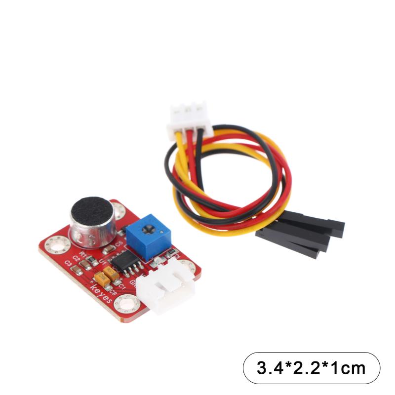 

Microphone Voice Sound Sensor Audio Detection Sensor Module High Sensitivity Sound Detection For Arduino Micro Bit A2