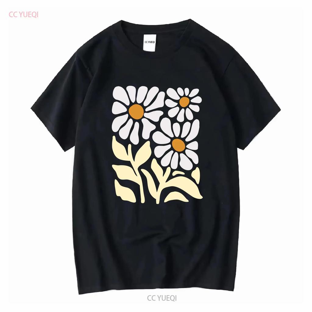 Boho Wildflowers T Shirt Flowers Floral Nature Lover Cottagecore Garden Popular Aesthetic long or short sleeves vintage Washed