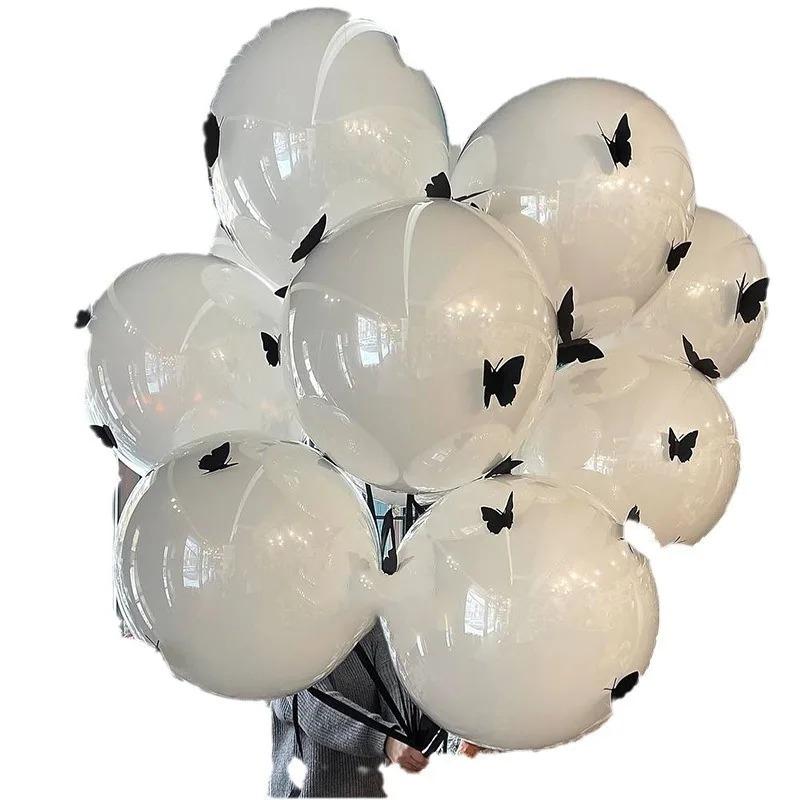 Ins 24inch/18inch 1pcs Bow Bobo Balloon Thicken Internet Celebrity Popularity Photography Props Proposal Birthday Party Decora