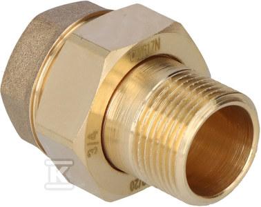 BRASS FITTING 3/4" STRAIGHT WITH O-RING