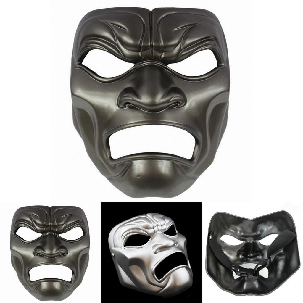 Stunning Black And Silver Spartan 300 Warrior Masks Ideal For Festive Celebrations