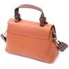 Elegant Bag for Women with a Short Handle Made of Genuine Leather Vintage 22669 Red