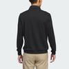 Adidas Lightweight Half-Zip Top Solid Color Golf Sports Long Sleeve Jacket Men tops Black IU4514
