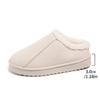 Women's Padded Lining Soft Thick Bottom Heightening Outdoor Thickening Warm Lightweight Comfortable Stirrups Ground Cotton Shoes Snow Boots Slippers