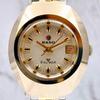 Used Working Item  Good Condition RADO BALBOA Cut Glass Hard Metal Case Automatic Watch Ladies Rado Balboa Combination Bracelet SS Gold Silver