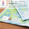 Kusunokibashi Monori Imabari Towel DS Light Gauze Face Hydrangea Made In 34 X Product Towel, Herbarium, Design, Japan, Blue, Approx. 80cm, Number