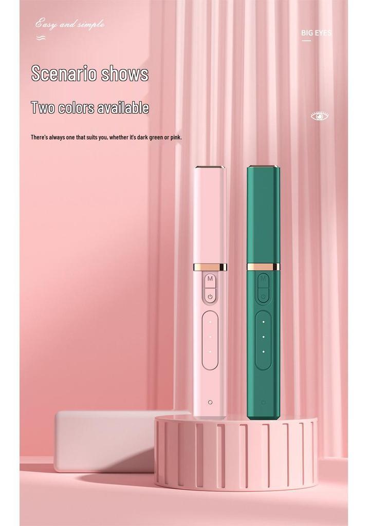 Rechargeable Electric Eyelash Curler with Temperature Control