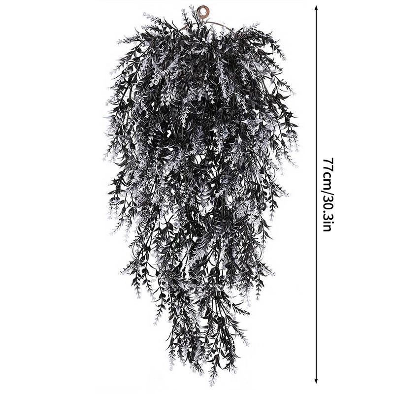 Artificial Lavender Vine Flower Artificial Rose Flower Wall Hanging Wedding Decoration Planting Vine Decoration for Home Garden
