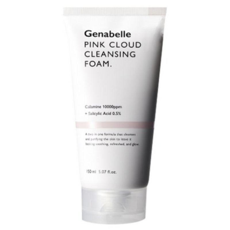 Genabelle Pink Cloud Mild Acidic Cleansing Foam 150ml – Gentle pH-Balanced Facial Cleanser 1pcs