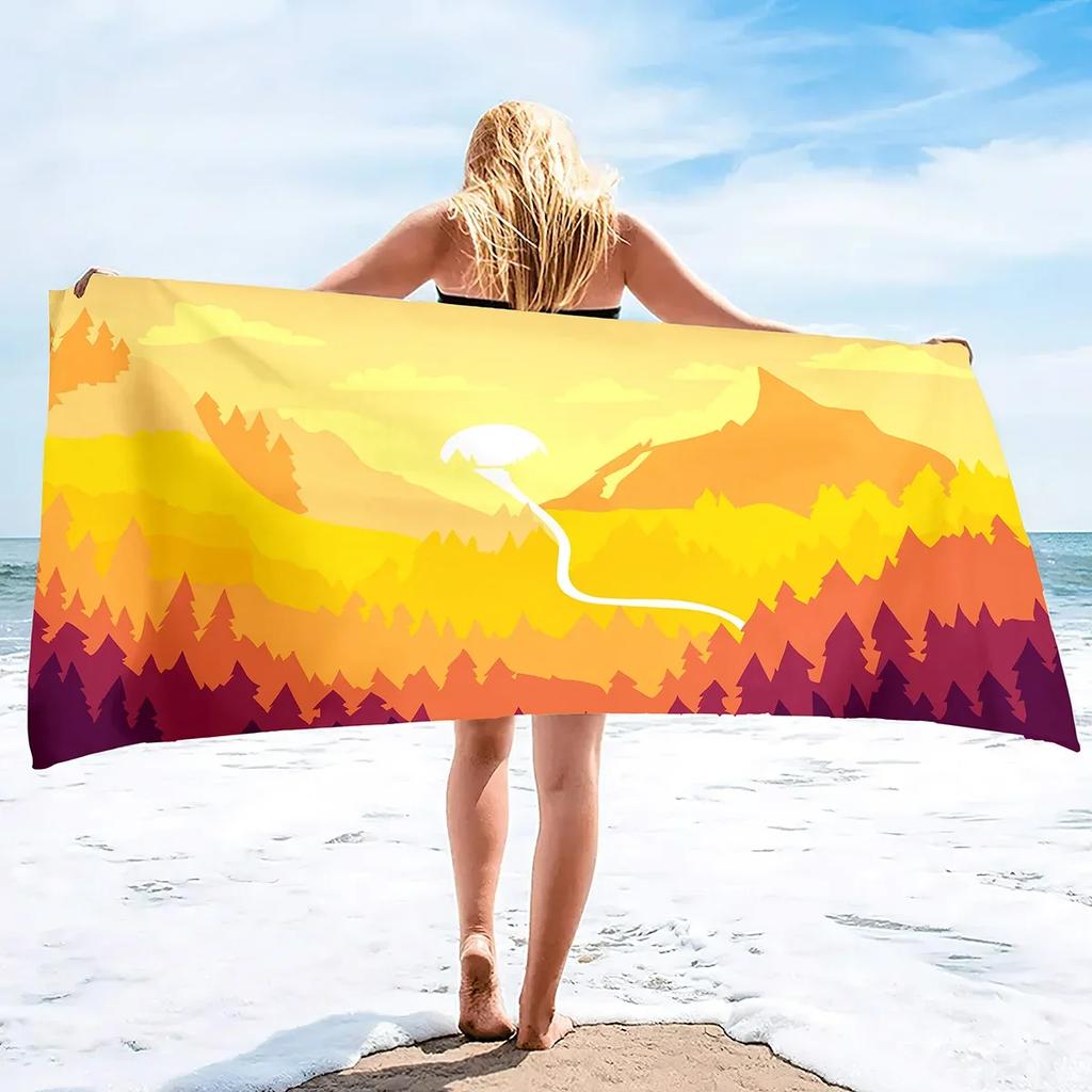 Beach Towel, Microfiber Beach Towels, Quick Dry Sand Proof Towels, Beach Blanket, Lightweight Towel for The Swimming, Beach, Gym