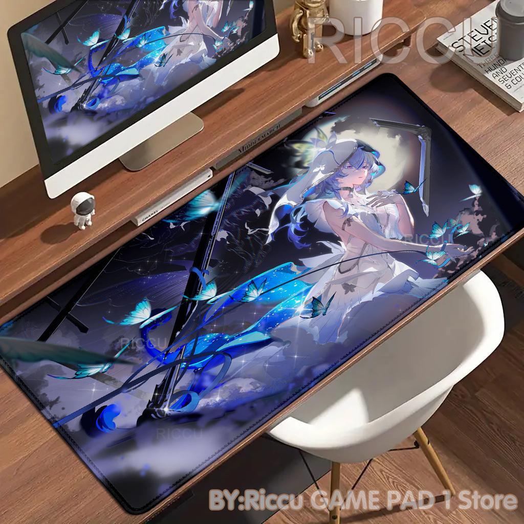 HD Anime Girls Gamer Wuthering Waves The Shorekeeper XXL Large Mouse Pad Non-slip Keyboard Desk Mat Mouse pad PC Accessories Mat