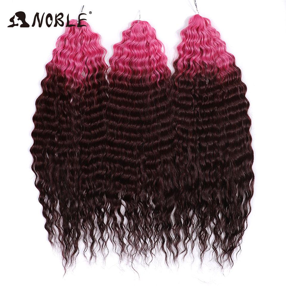 Edles Häkelhaar Locken Haar Wasserwelle 24 Zoll 300g Ombre Blond Twist Häkelhaar Zopf Haar Deep Wave Flecht Haarverlängerung